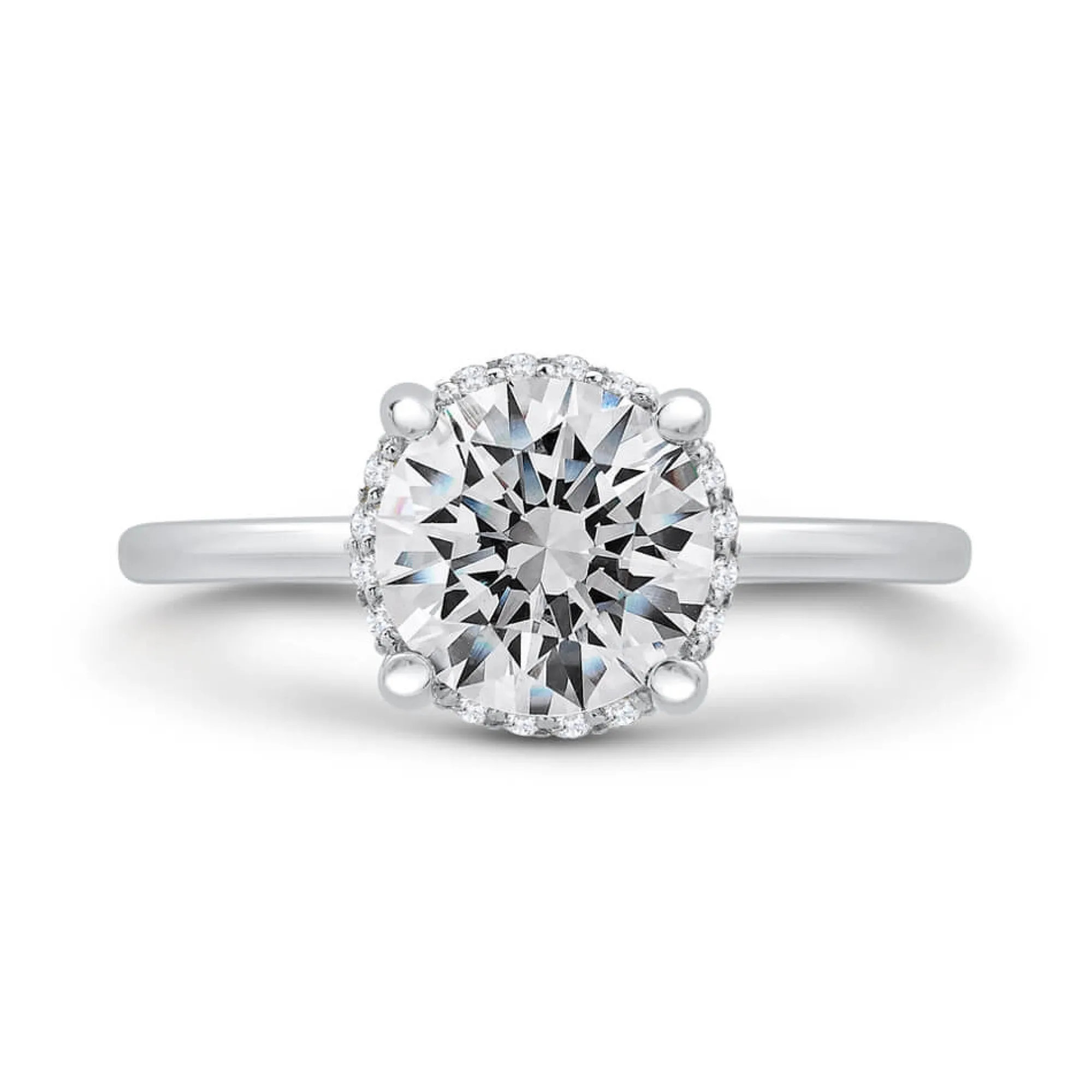 Bella Ponte "The Whisper" Diamond Engagement Ring Setting 14K Outlet