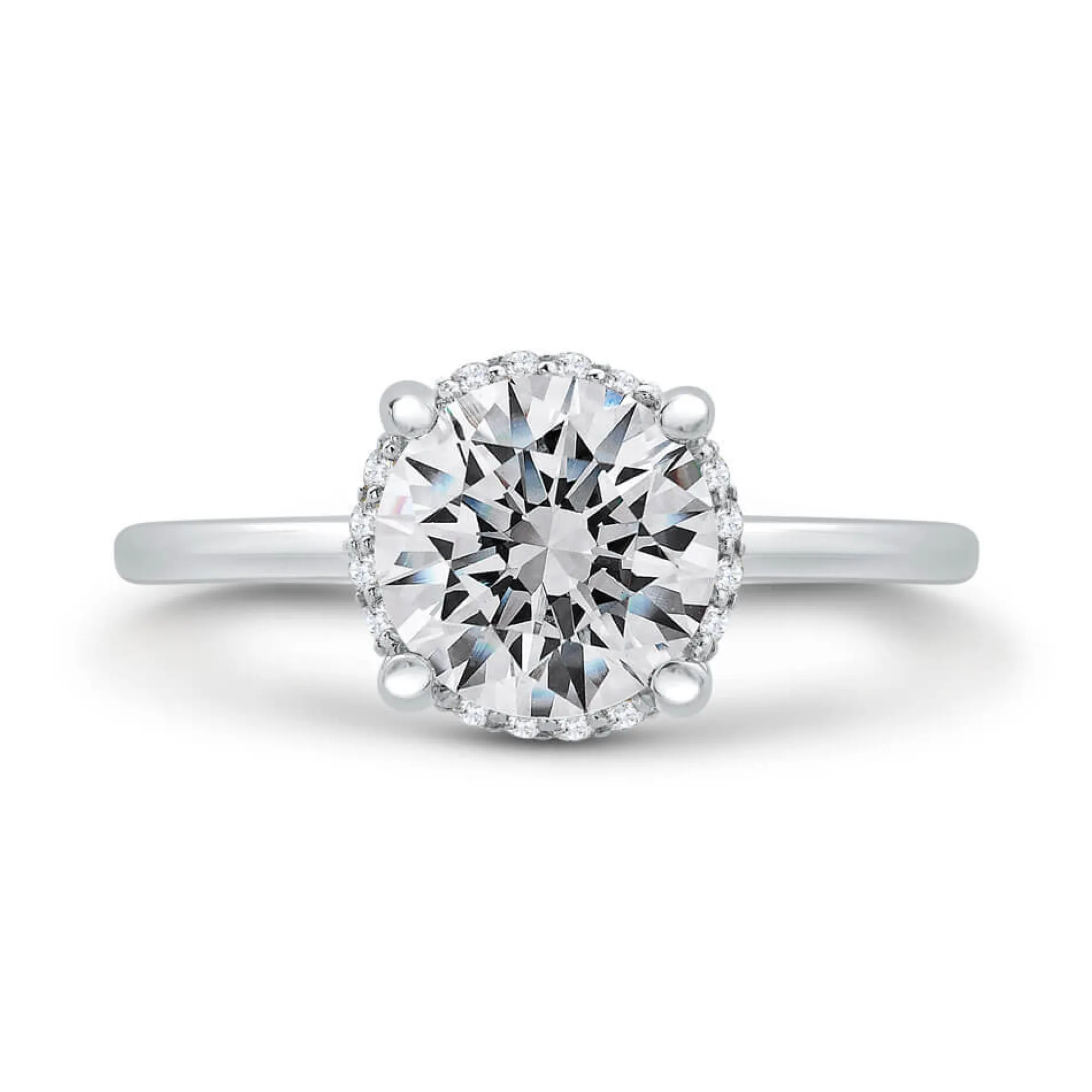 Bella Ponte "The Whisper" Diamond Engagement Ring Setting 14K Outlet