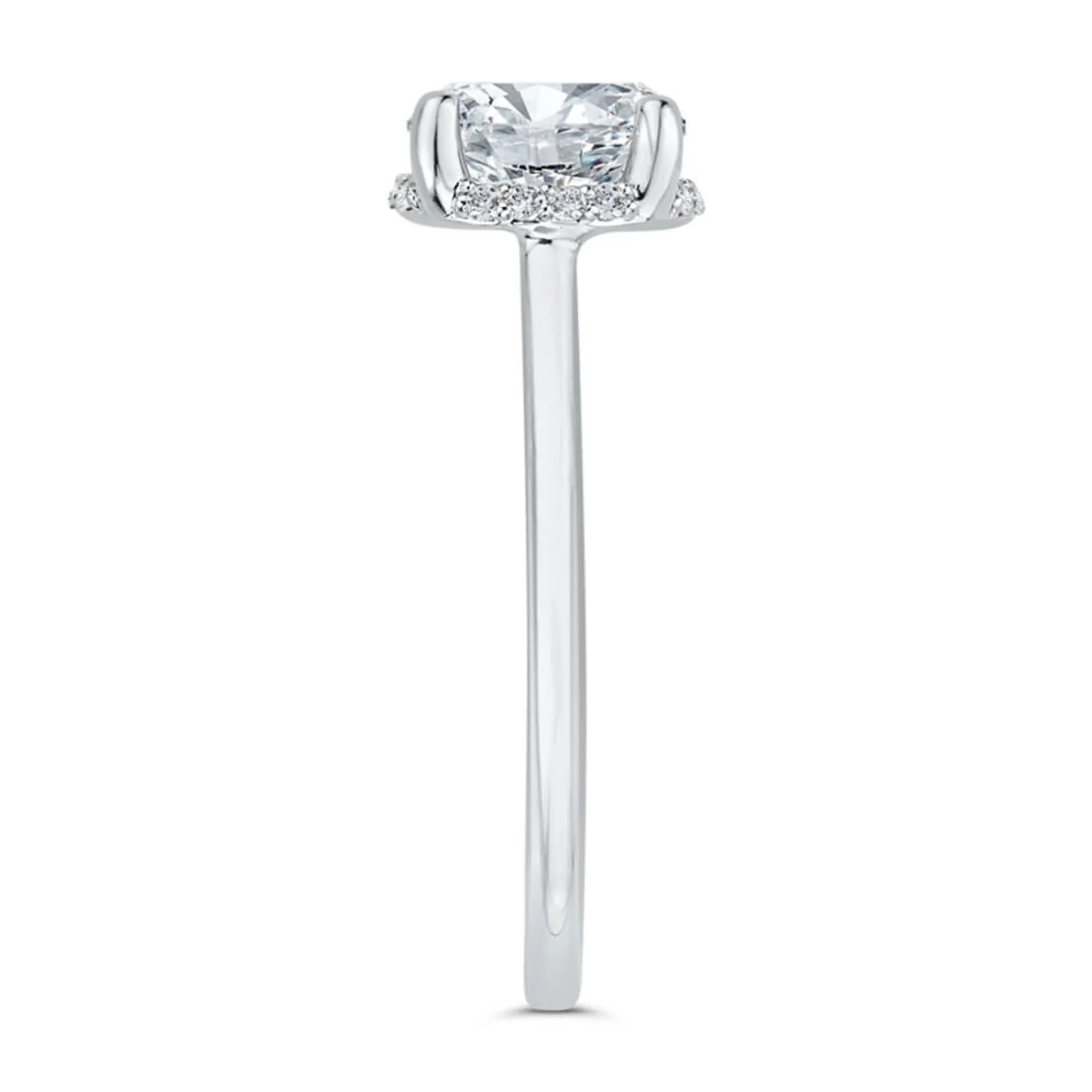 Bella Ponte "The Whisper" Diamond Engagement Ring Setting 14K Outlet