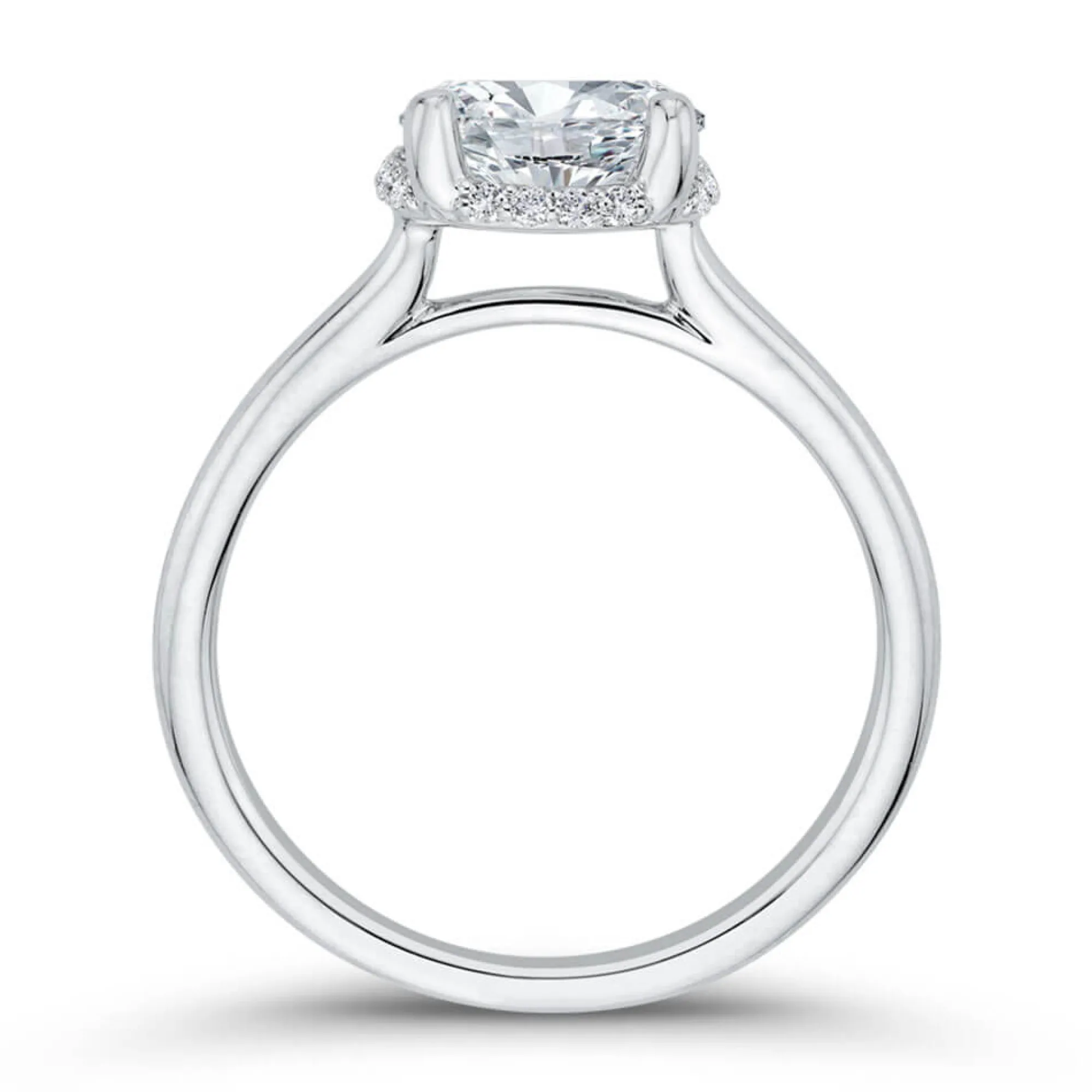 Bella Ponte "The Whisper" Diamond Engagement Ring Setting 14K Outlet