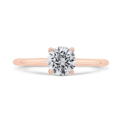 Bella Ponte "The Whisper" Rose Gold Engagement Ring Setting 14K New
