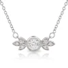 Signature Ben Bridge Diamond Bezel Set Diamond Necklace 18K Outlet