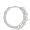 Signature Ben Bridge Diamond Hoop Earrings, Platinum Discount