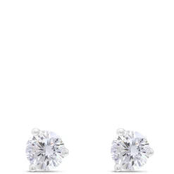 Signature Ben Bridge Diamond Studs, 18k White Gold Hot