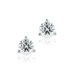 Signature Ben Bridge Diamond Studs, 1/2 Carat Total Weight, in 18K White Gold Sale