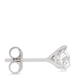 Signature Ben Bridge Diamond Studs, 1 Carat Total Weight, in 18K White Gold Sale