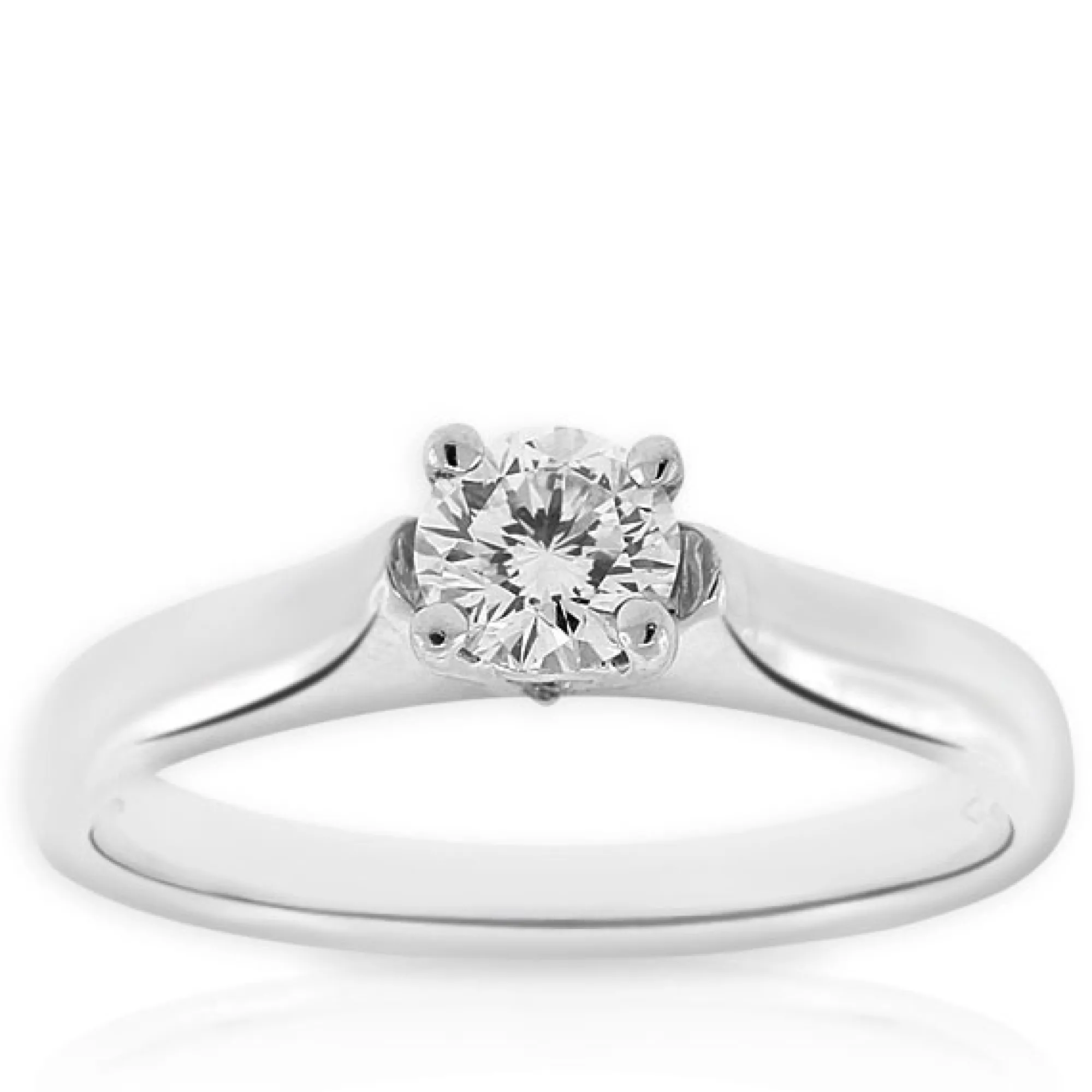 Signature Ben Bridge Diamond™ Ring in Platinum, 1/2 ct. Discount