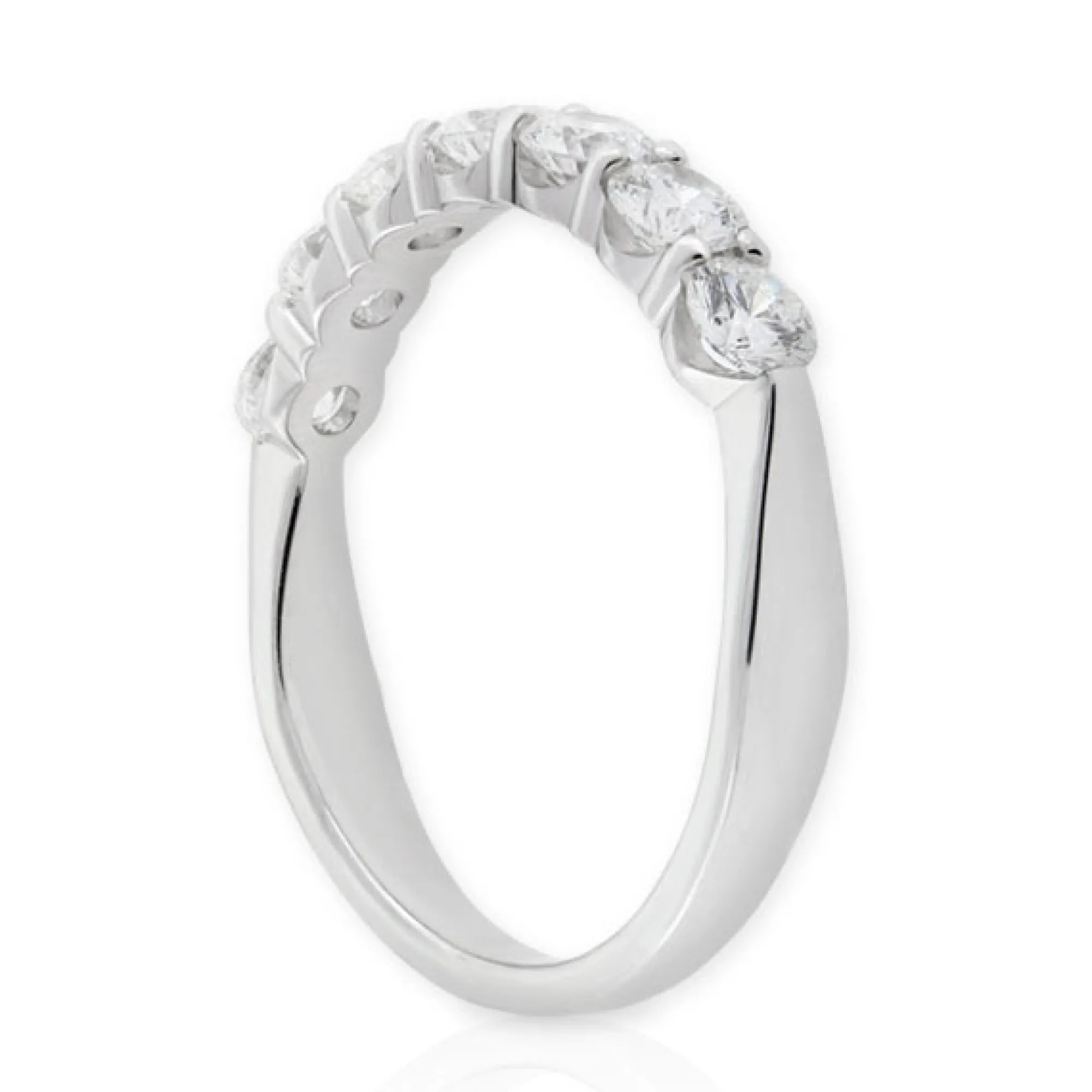 Signature Ben Bridge 7-Stone Diamond Band 18K, 1 ctw. Outlet