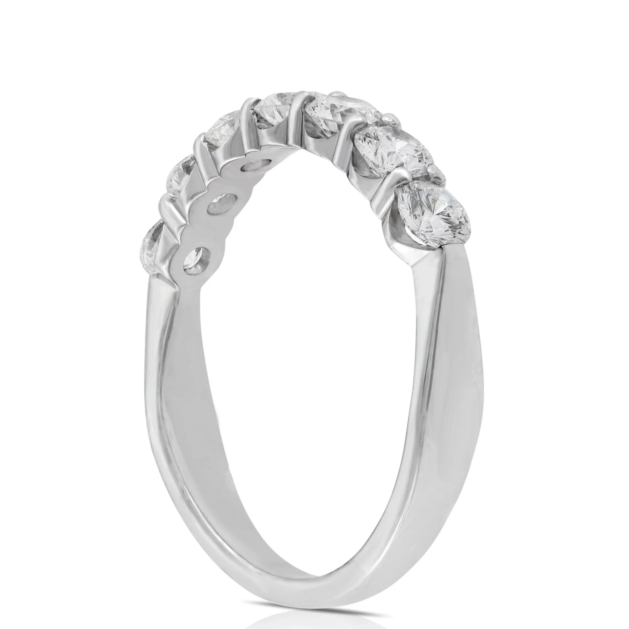 Signature Ben Bridge 7-Stone Diamond Band 18K, 1 ctw. Outlet