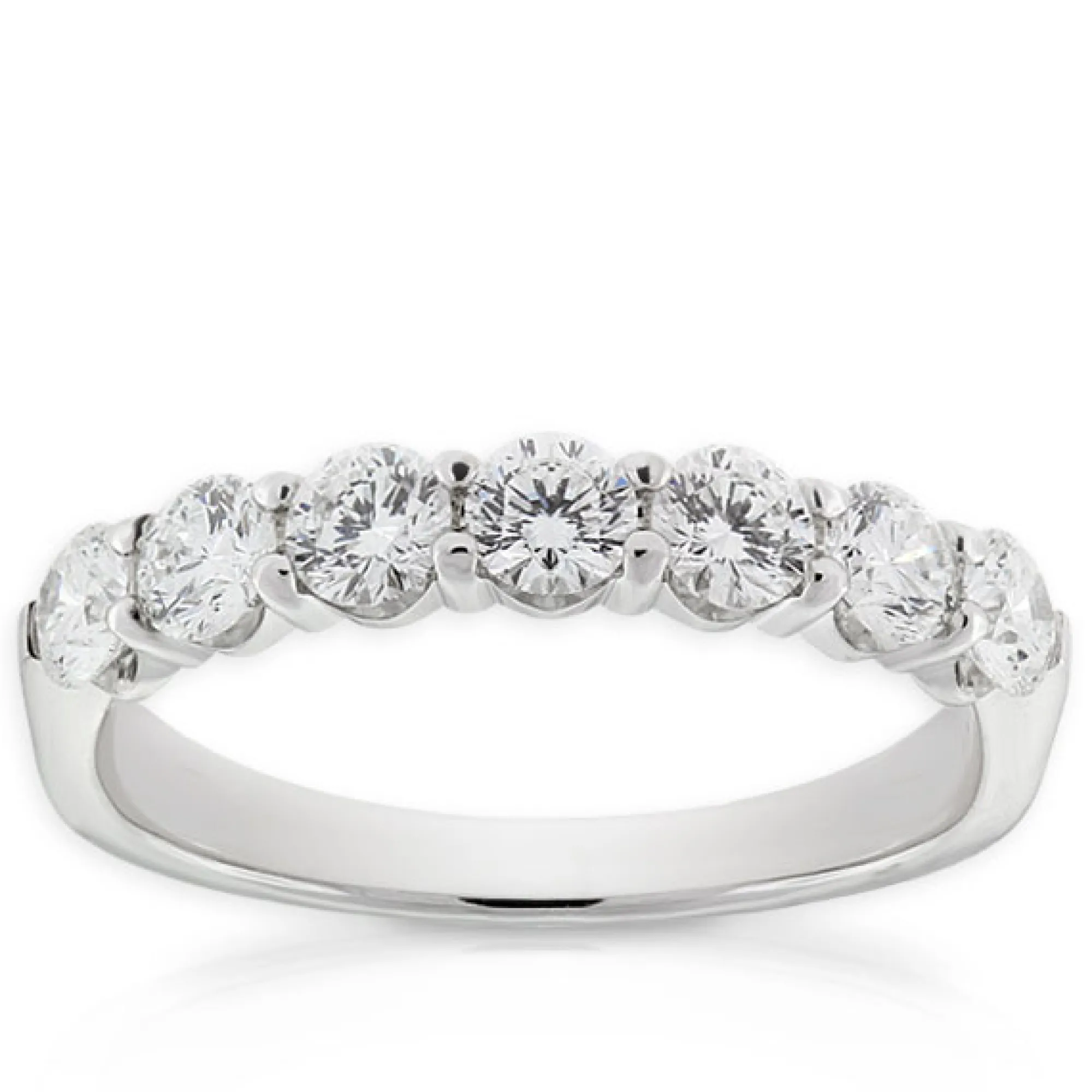 Signature Ben Bridge 7-Stone Diamond Band 18K, 1 ctw. Outlet