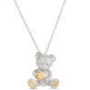 2024 Benny Bear with Star Necklace, Sterling Silver New