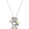 2025 Benny Bear with Wand Necklace, Sterling Silver