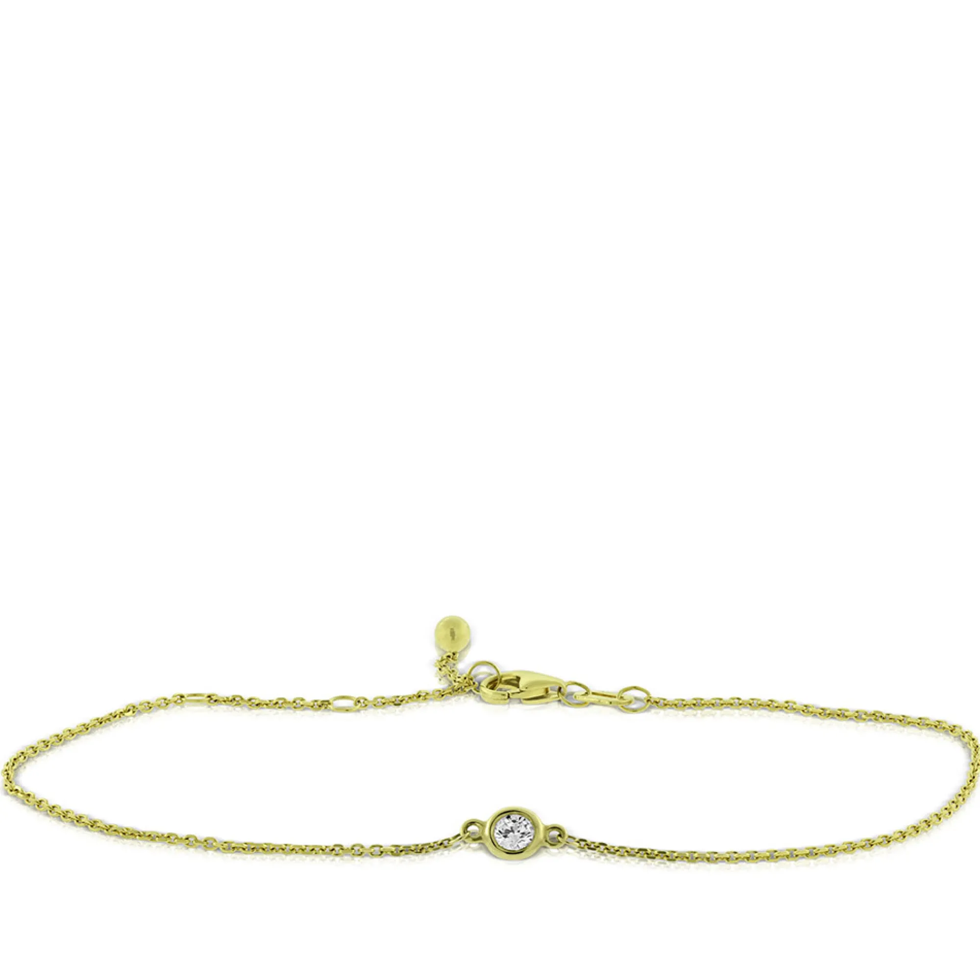 Bezel Set Diamond Bracelet 14K, 1/10 ct. Online