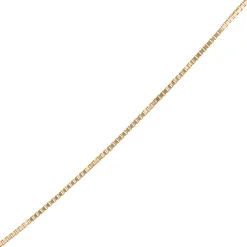 Box Link Necklace, 14K Yellow Gold Best