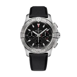 Breitling Avenger BO1 Chronograph Black Dial Calf Leather Strap, 42 mm New