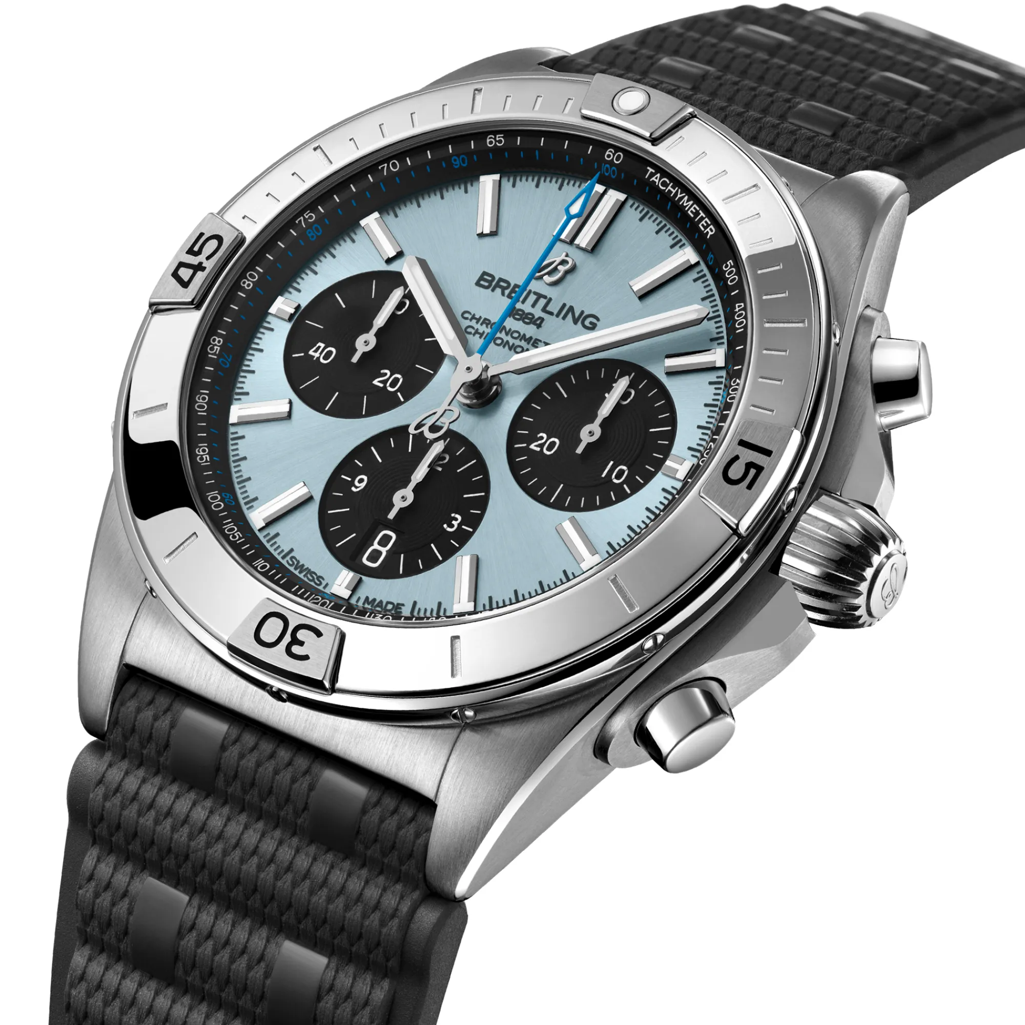 Breitling Chronomat B01 Blue Dial Watch, 42mm Clearance