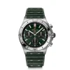 Breitling Chronomat B01 Green Dial Rubber Strap Watch, 42mm Sale