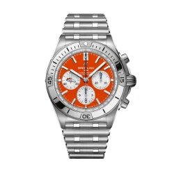Breitling Chronomat Denver Broncos Orange Dial Watch, 42mm Sale
