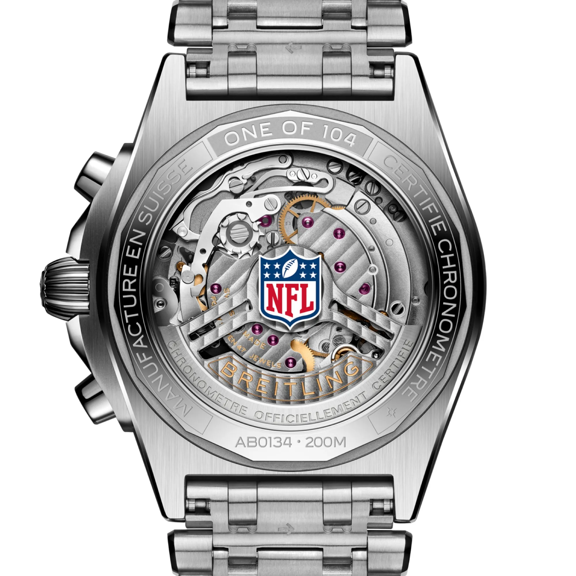 Breitling Chronomat Seattle Seahawks Navy Dial Watch, 42mm Best