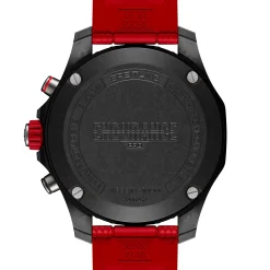 Breitling Endurance Pro Black Dial And Red Rubber Strap Watch, 38 mm Clearance
