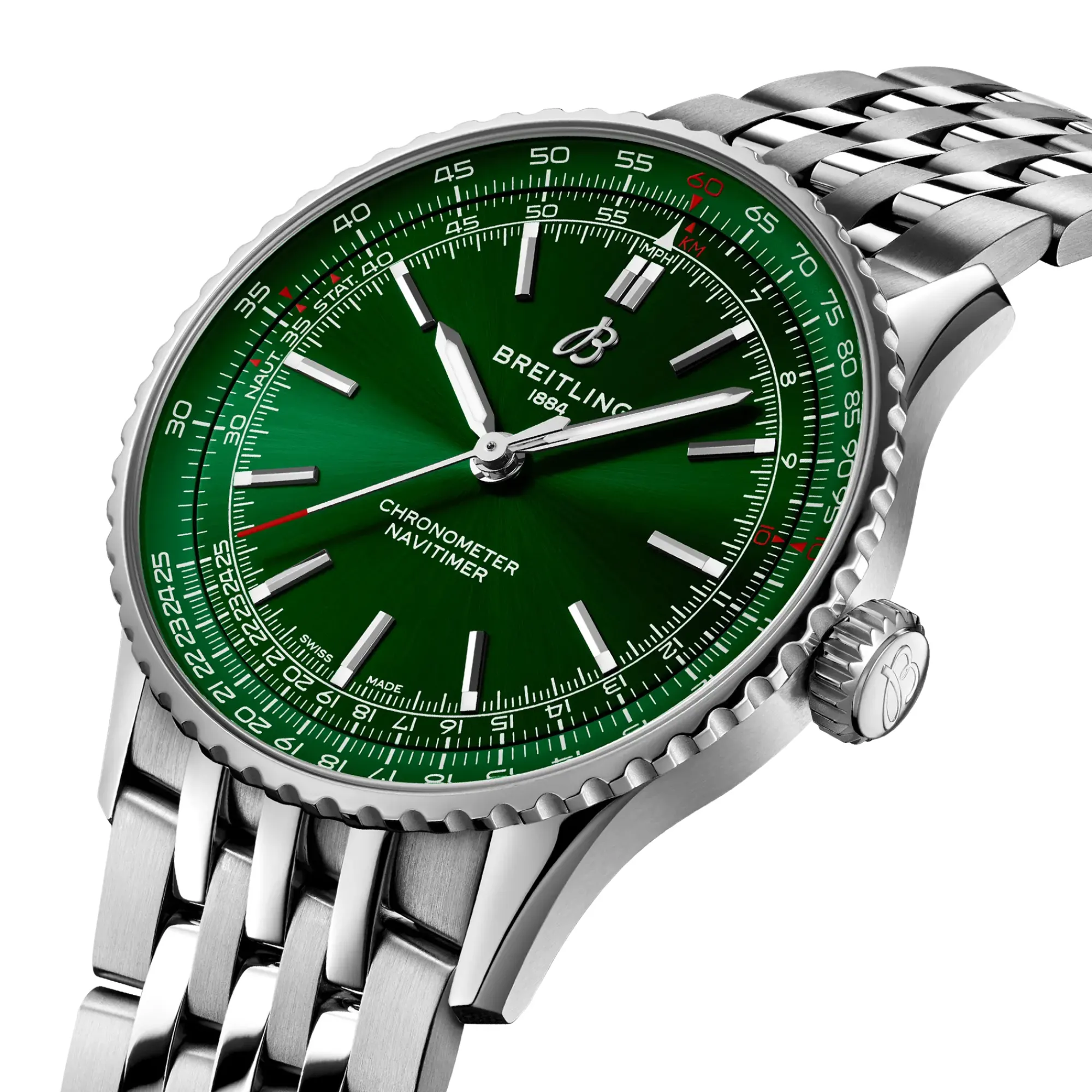 Breitling Navitimer Automatic Green Dial Watch, 41mm Discount