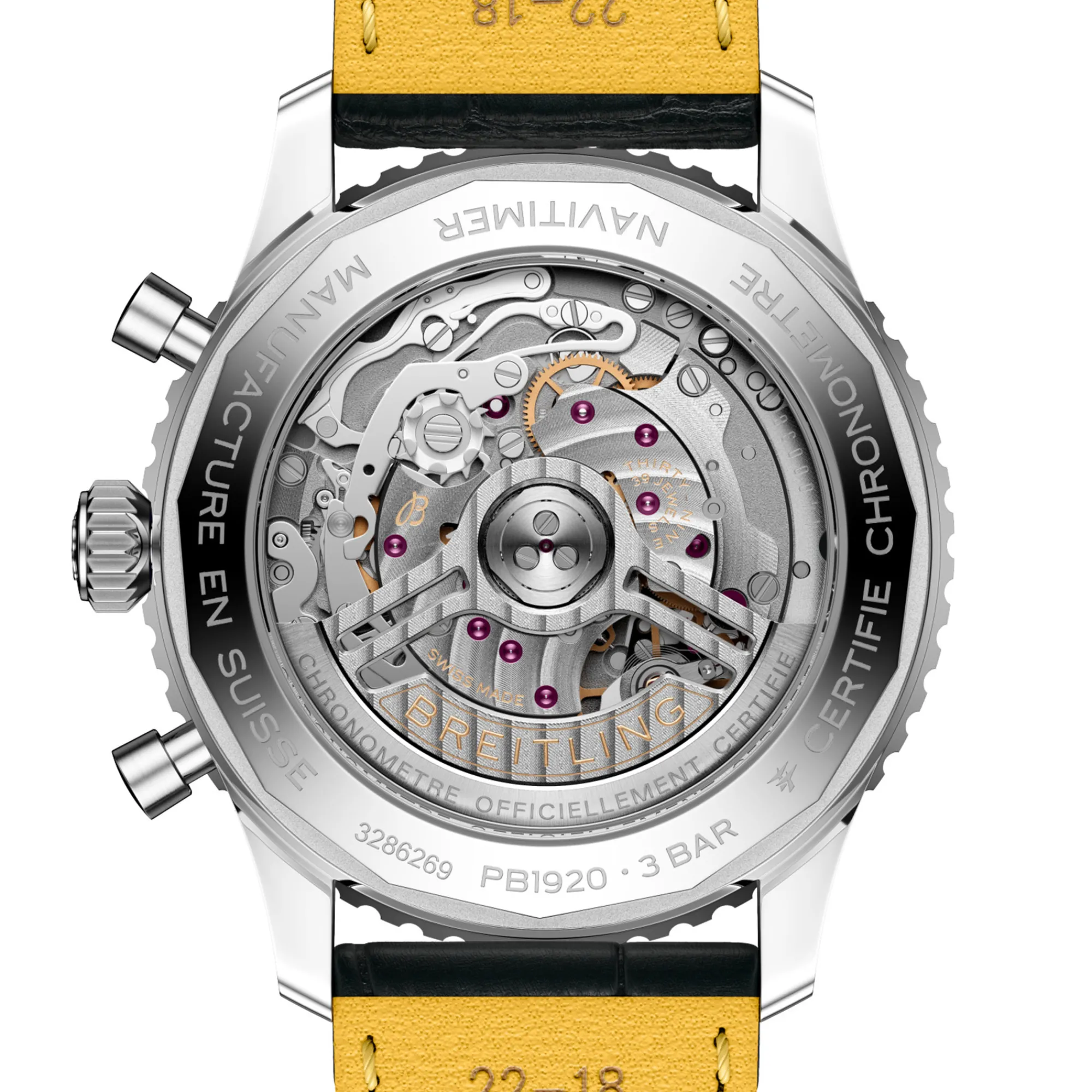Breitling Navitimer B19 Chronograph Perpetual Calendar Ice-Blue Dial Watch, 43mm Discount