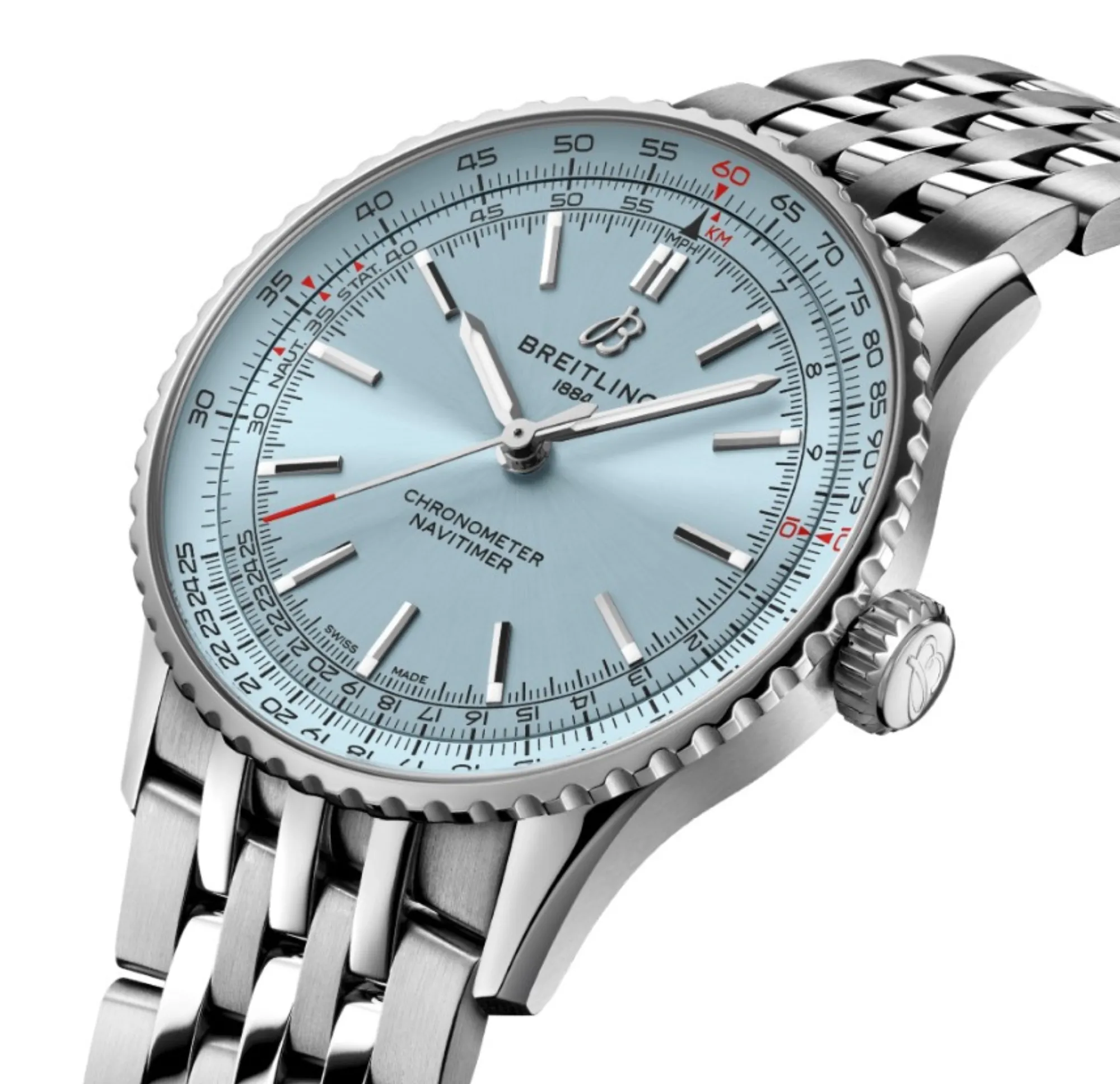 Breitling Navitimer Versatile Automatic Ice Blue Dial Watch, 41mm Best