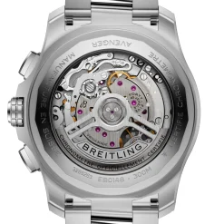 Breitling Super Avenger BO1 Chronograph Black Dial Titanium Bracelet, 46 mm Clearance