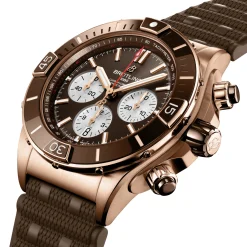 Breitling Super Chronomat B01 Brown Dial Watch, 44mm Outlet