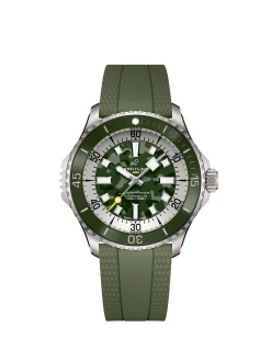 Breitling Superocean Automatic Super Diver TTM Green Dial Watch, 46mm New