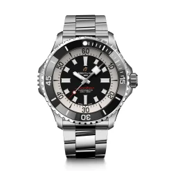 Breitling Superocean Automatic 46 Watch Steel Case Black Dial Steel Bracelet, 46mm Discount