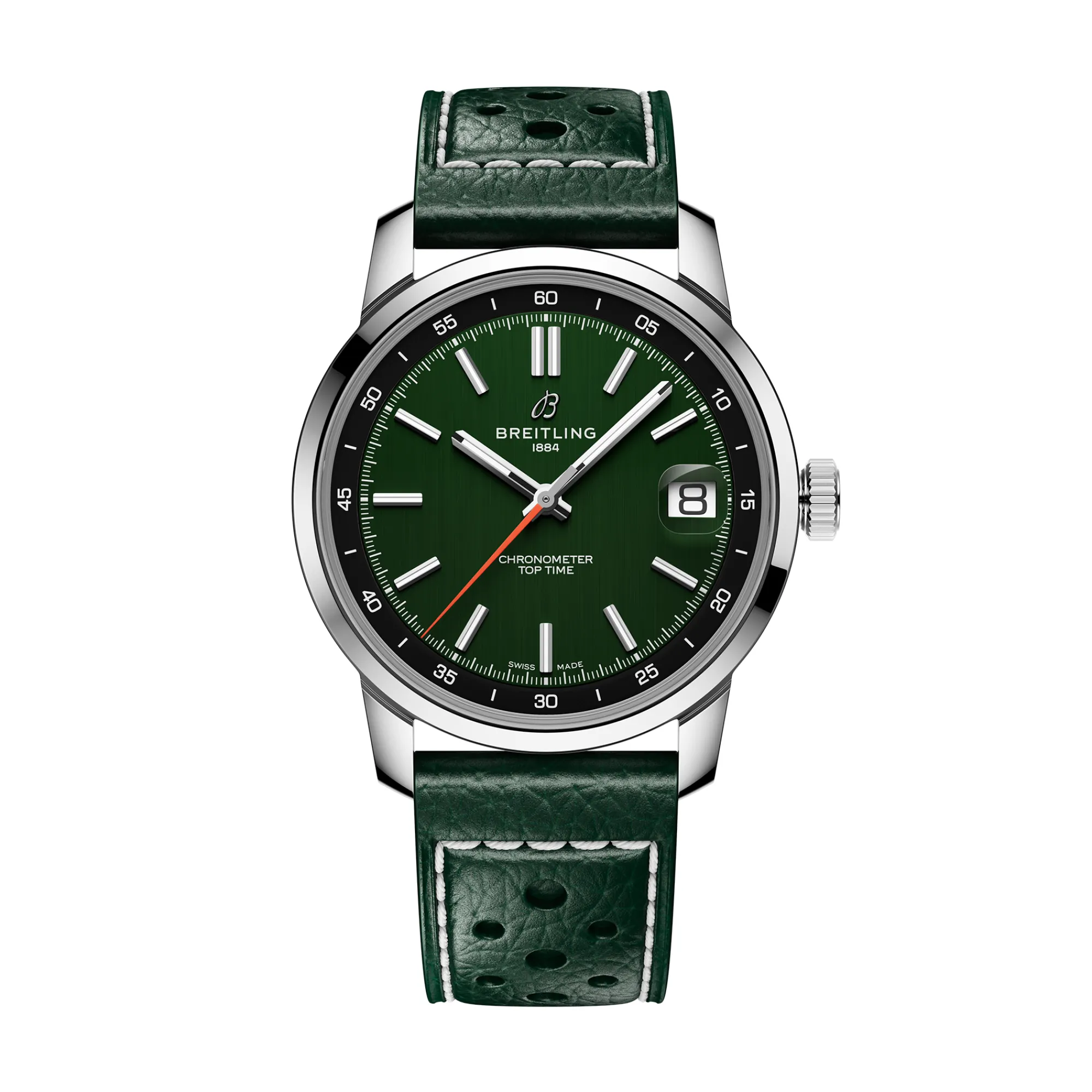 Breitling Top Time B31 Green Dial Watch, 38mm Outlet
