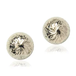 Brite Cut Studs, 14K White Gold Discount