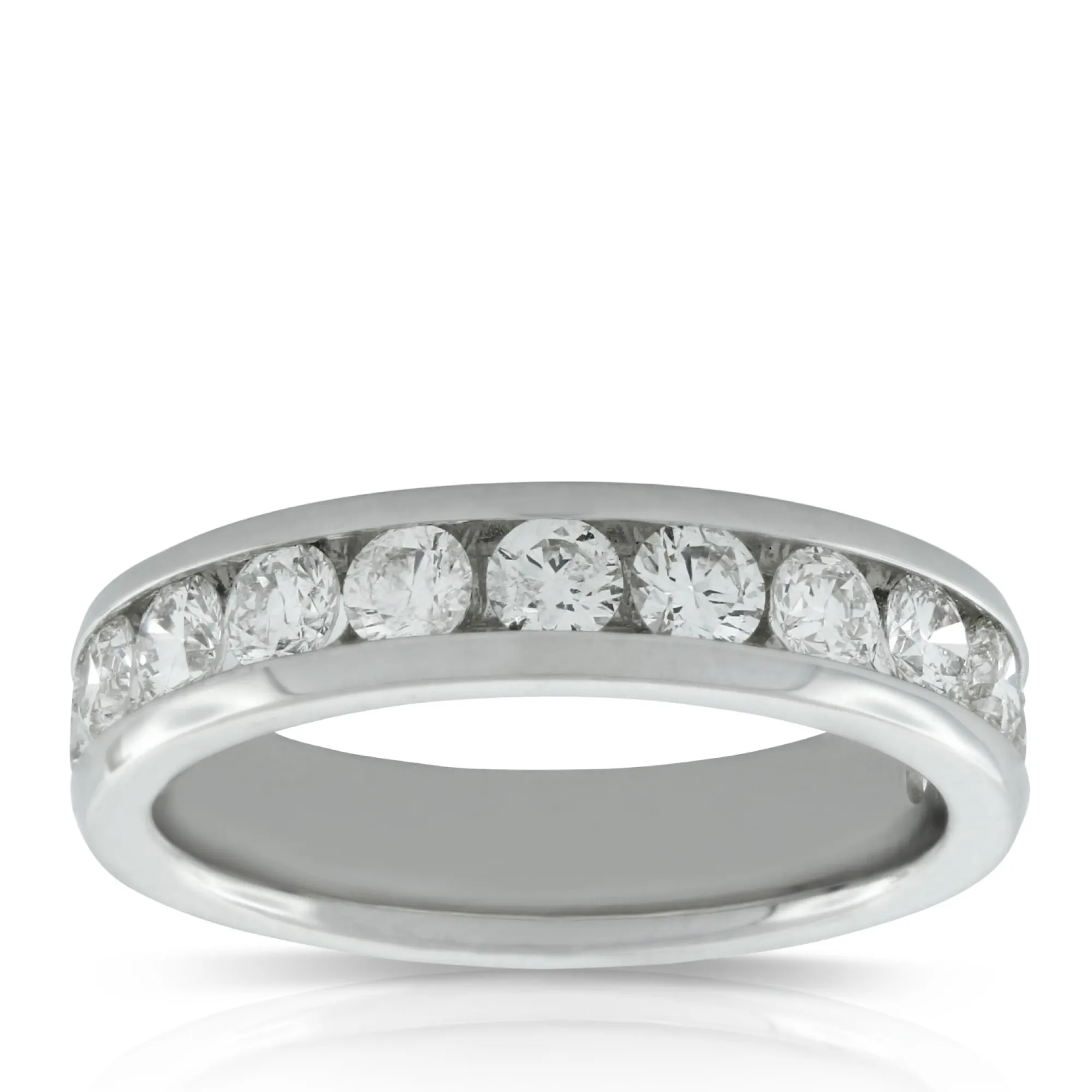 Channel Set Diamond Band 14K, 1.23 ctw. Outlet