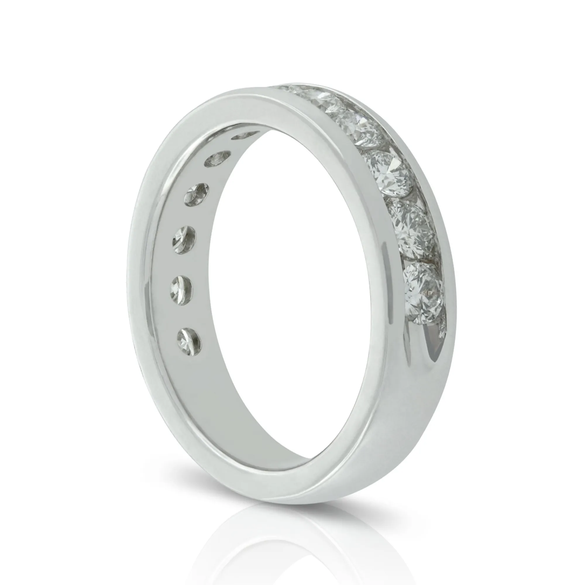 Channel Set Diamond Band 14K, 1.23 ctw. Outlet