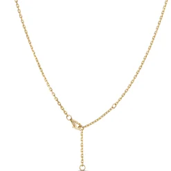Charm Necklace with 13 Discs, 14K Yellow Gold Hot
