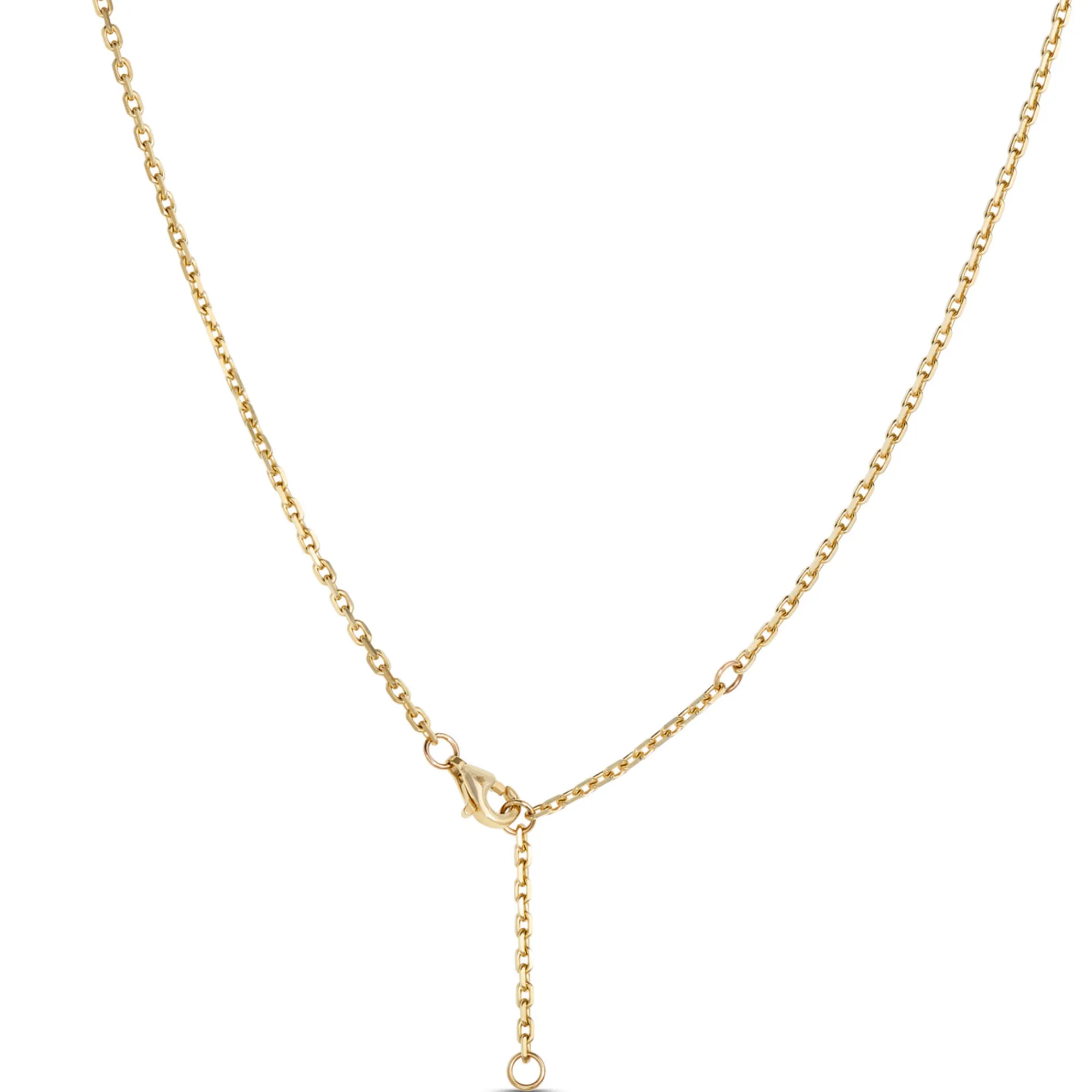 Charm Necklace with 13 Discs, 14K Yellow Gold Hot