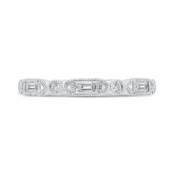 Bella Ponte Classic Bridal Band, ¼ Total Carat Weight, 14K White Gold