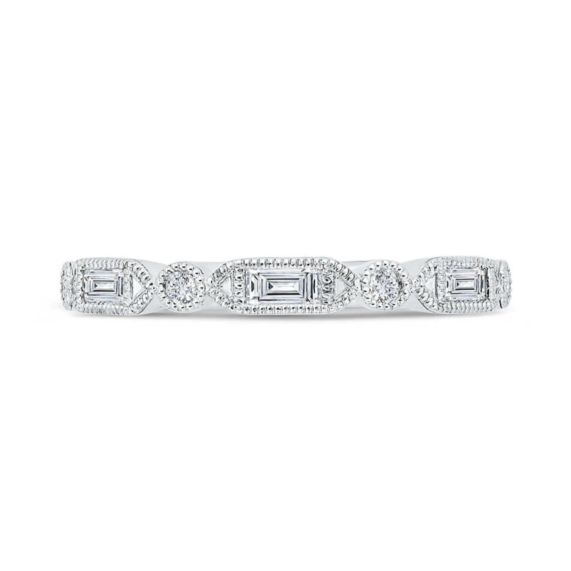 Bella Ponte Classic Bridal Band, ¼ Total Carat Weight, 14K White Gold