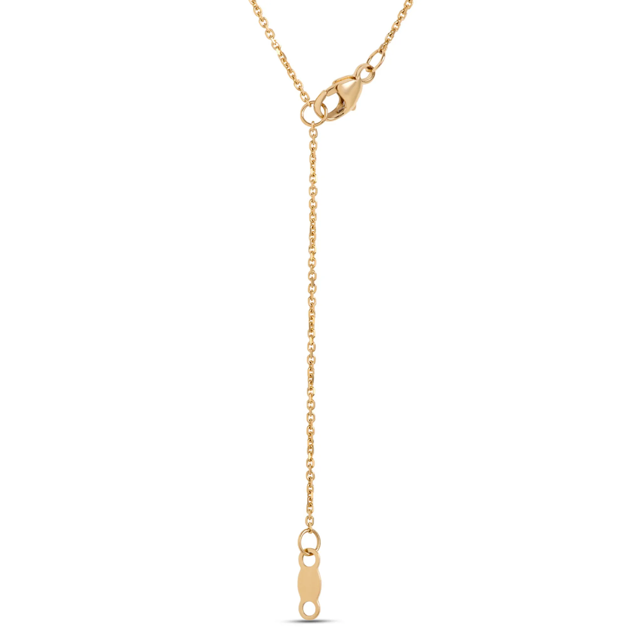 Classic Bezel Set Round Diamond Pendant, ⅓ Carat, 18K Yellow Gold Hot