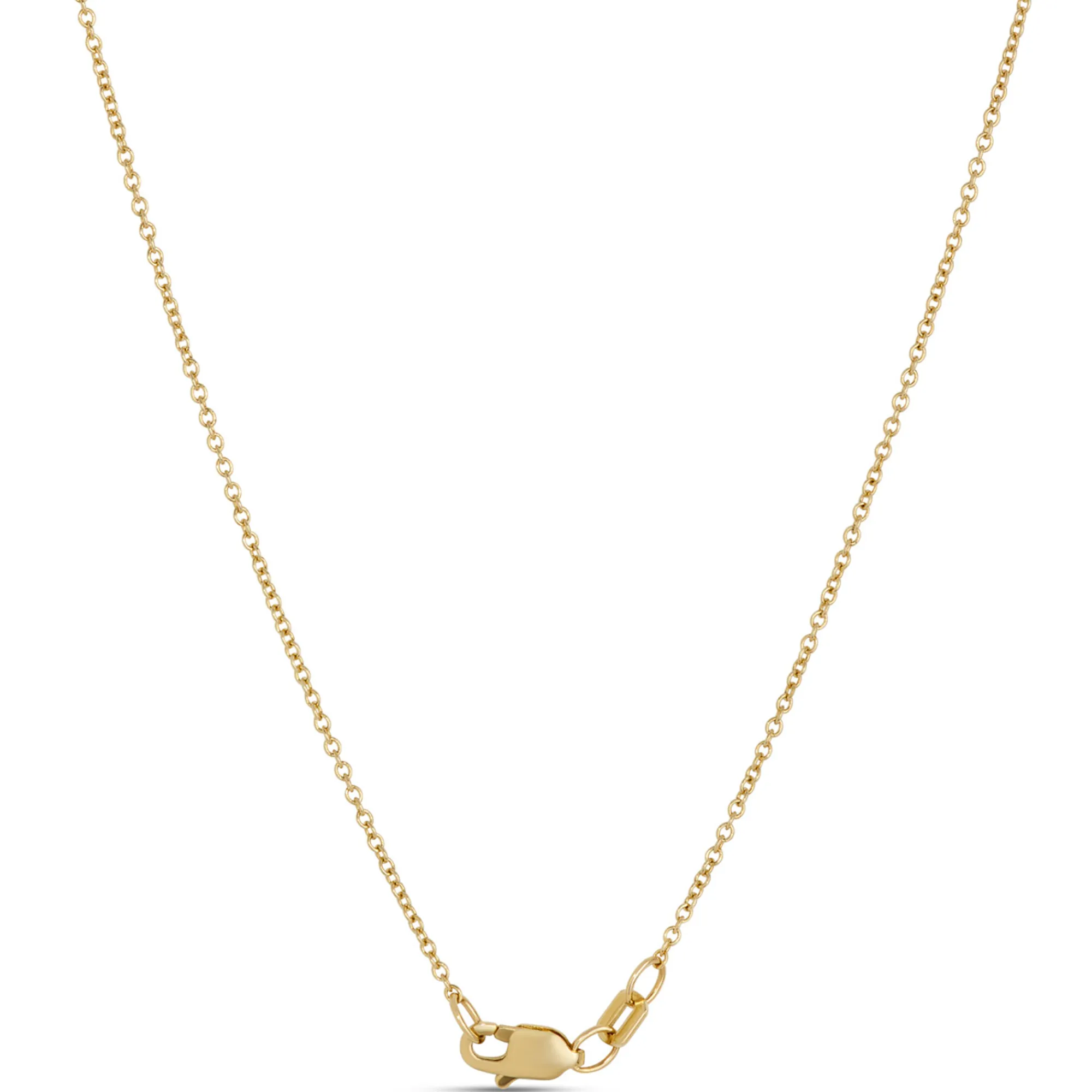 Classic Diamond Station Necklace, ½ Carat Total Weight, 14K Yellow Gold Outlet