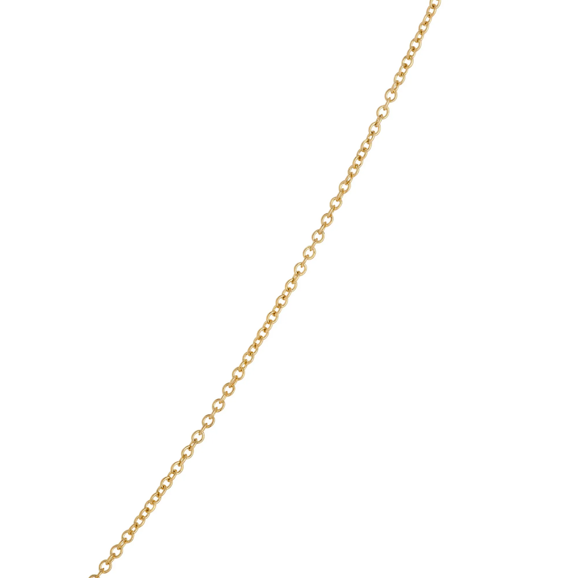 Classic Diamond Station Necklace, ½ Carat Total Weight, 14K Yellow Gold Outlet