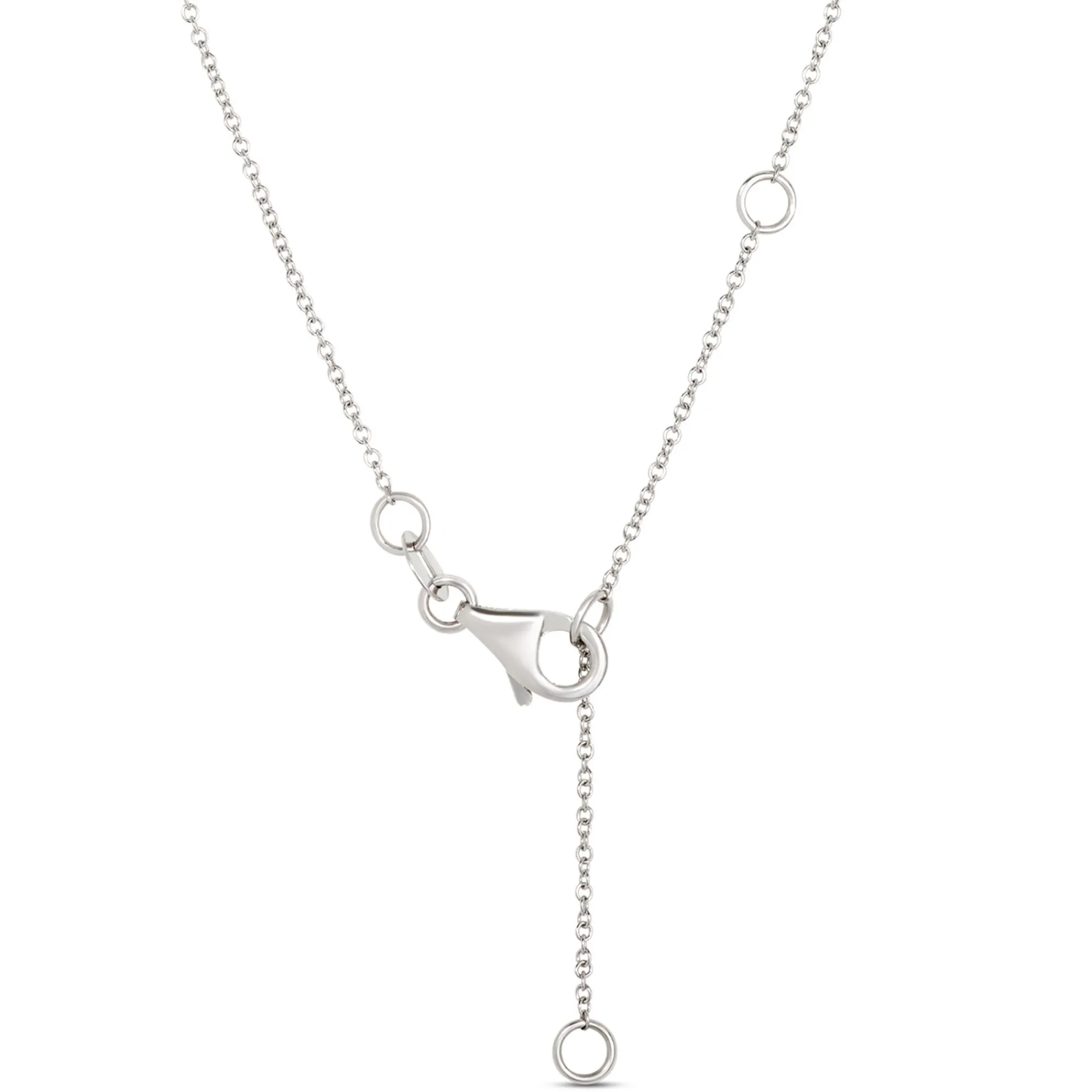 Classic Round Blue Topaz Bar Pendant, 14K Yellow Gold New