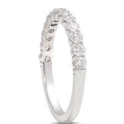 Classic Round Diamond Eternity Ring, ¾ Carat Total Weight, Platinum Discount