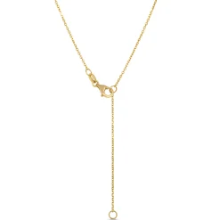 Classic Round Diamond Necklace, ⅔ Total Carat Weight, 14K Yellow Gold Discount