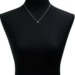 Classic Round Diamond Pendant, ½ Carat Total Weight, 14K White Gold Online