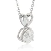 Classic Round Diamond Pendant, ⅓ Carat Total Weight, 14K Yellow Gold Online