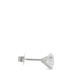 Classic Round Diamond Studs, 2 Carat, in 14K White Gold Online