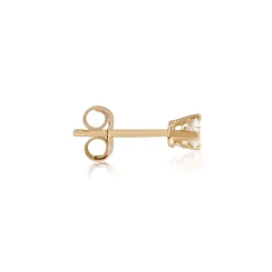 Classic Round Diamond Studs, 1/5 Carat Total Weight, in 14K Yellow Gold Outlet