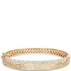 Confetti Diamond Bangle, 14K Yellow Gold Discount